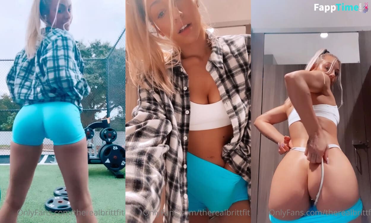 TheRealBrittFit Gym Masturbation