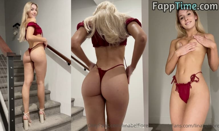 Lina Belfiore Red Stripper