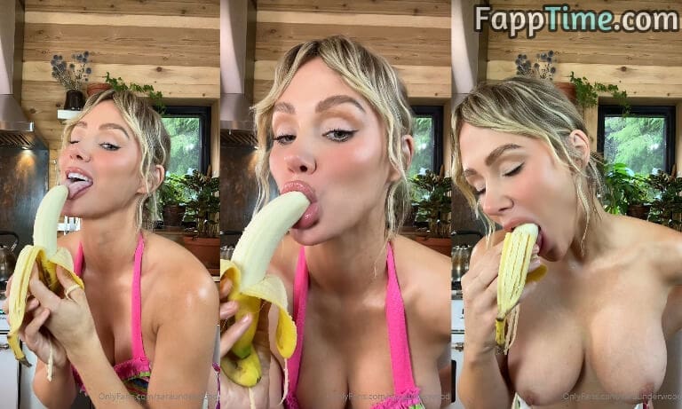 Sara Underwood Sucking Banana